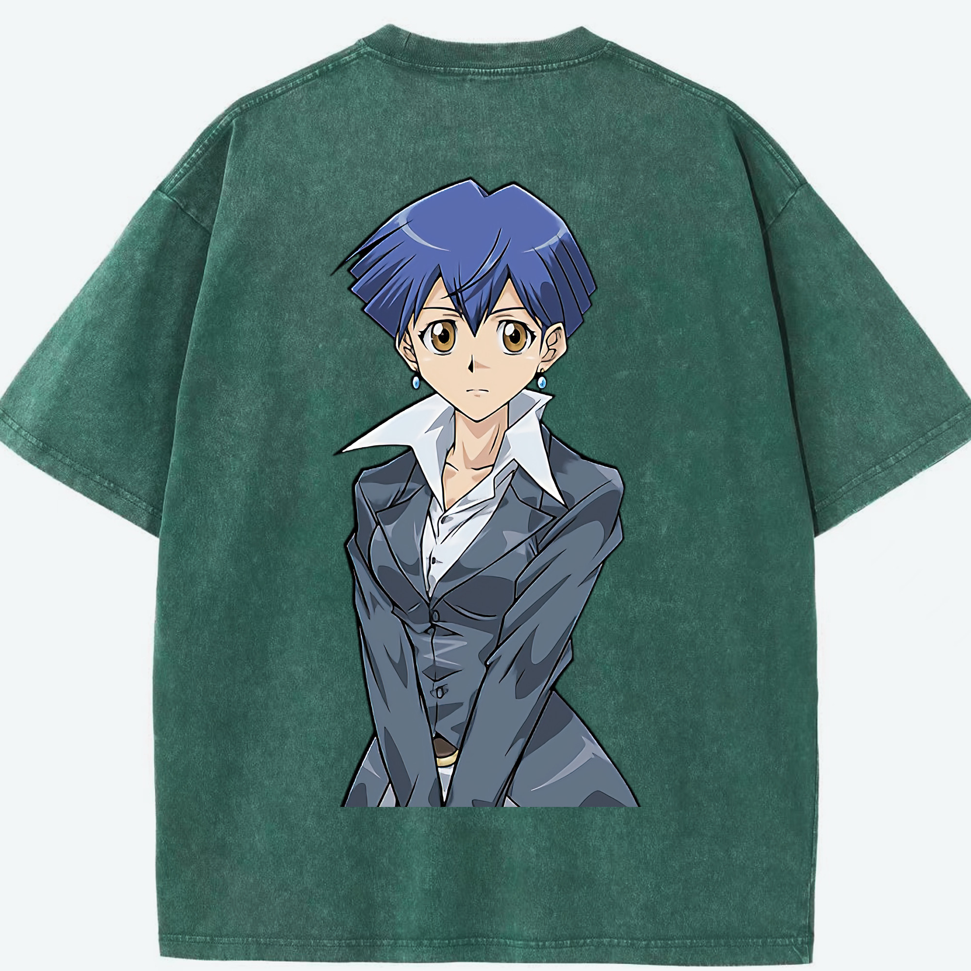 （画像用） 遊☆戯☆王 Yu-Gi-Oh! 綿100% ヴィンテージ風 半袖Tシャツ（背面プリント）